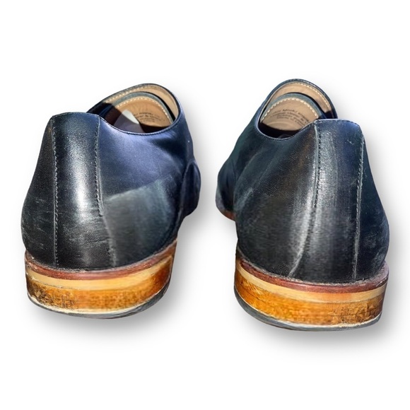 🖤 Warfield & Grand Double Monk Strap Shoes | Men’s Size 12 | Black Leather Dress - Picture 5 of 7